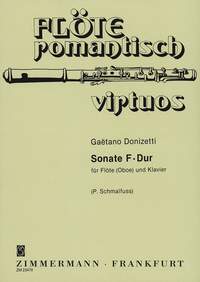 Gaetano Donizetti: Sonate F-Dur: Flute or Oboe: Instrumental Work
