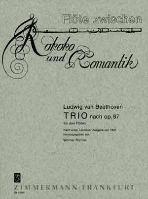 Ludwig van Beethoven: Trio Op 87: Flute Ensemble: Instrumental Work