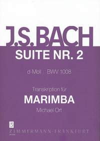 Johann Sebastian Bach: Suite Number Two In D Minor: Marimba: Instrumental Work
