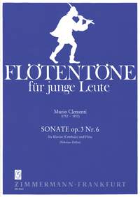 Muzio Clementi: Sonate op. 3/6: Flute: Instrumental Work
