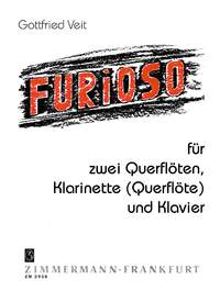 Gottfried Veit: Furioso: Flute Duet: Instrumental Work