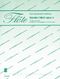 Felix Mendelssohn Bartholdy: Sonate f-Moll op. 4: Flute: Instrumental Work