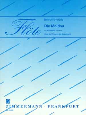 Bedrich Smetana: Moldau: Flute Ensemble: Score and Parts