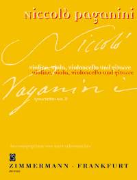 Niccolò Paganini: Quartet No.8 In A: String Ensemble: Score and Parts