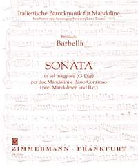Emanuele Barbella: Sonata in Sol maggiore (G-Dur): Mandolin: Instrumental Work