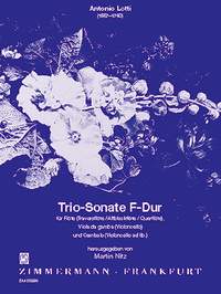 Antonio Lotti: Trio-Sonate F-Dur: Ensemble: Score and Parts