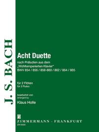 Johann Sebastian Bach: Acht Duette: Flute Duet: Instrumental Work