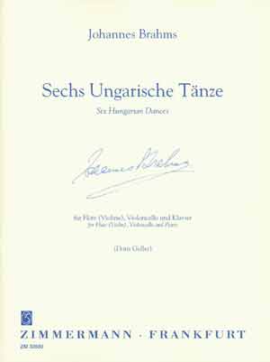 Johannes Brahms: Sechs Ungarische Tanze: Flute: Instrumental Work