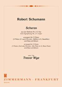 Robert Schumann: Scherzo: Flute Ensemble: Score and Parts