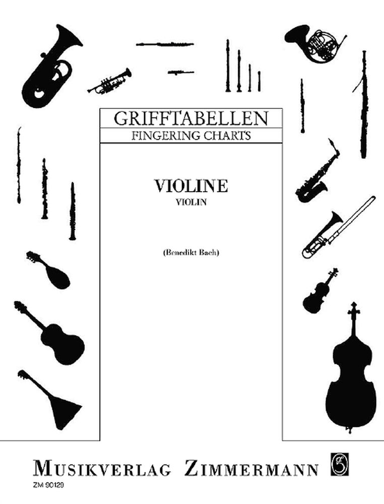 Grifftabelle fr Violine: Violin: Instrumental Tutor