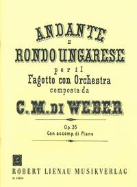 Carl Maria von Weber: Andante E Rondo Ungaresse Op.35: Bassoon: Instrumental