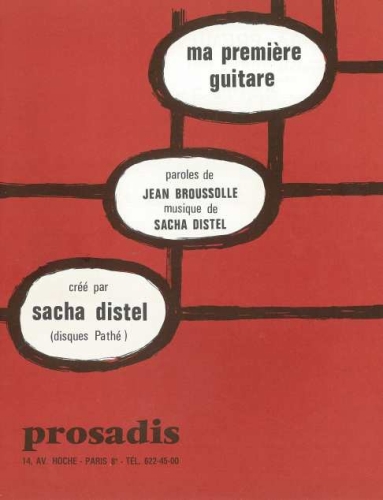  Distel, Sacha : Ma Premire Guitare