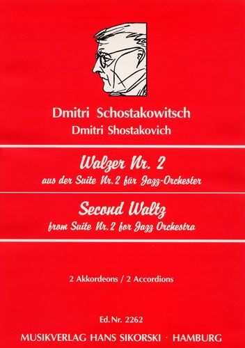 Chostakovitch, Dimitri : Valse n�2 pour 2 accord�ons
