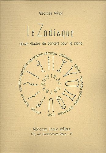 Migot, Georges : Zodiaque n12 : Le Capricorne