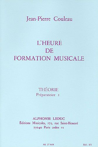 Couleau, Jean-Pierre : Heure de Formation Musicale Préparatoire 2 - Théorie