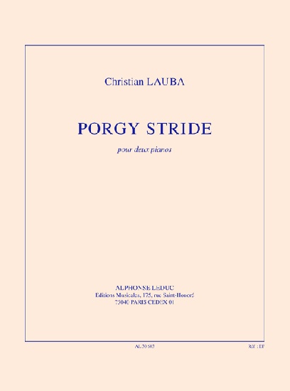 Lauba, Christian : Porgy Stride