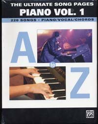 The Ultimate Song Pages Piano Volume 1 - A to Z