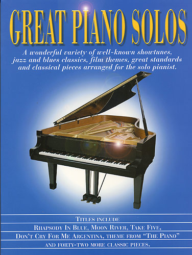 Great Piano Solos : The Blue Book