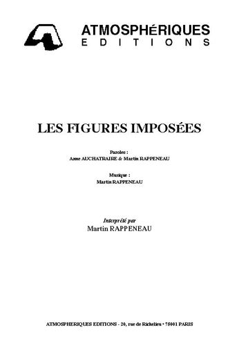 Martin Rappeneau : Les Figures Imposes