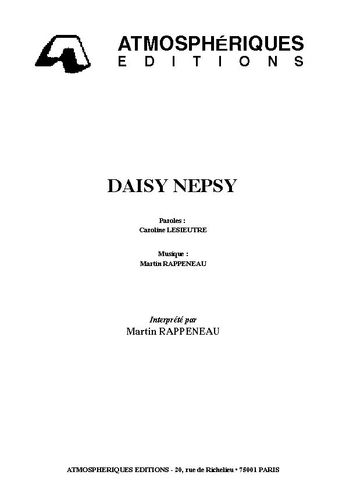 Martin Rappeneau : Daisy Nepsy