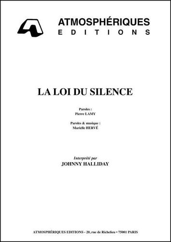 Hallyday, Johnny : La Loi Du Silence