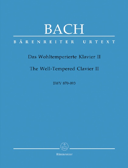 Bach, Johann Sebastian : Le Clavier (Clavecin) bien tempr II BWV 870-893 / The Well-Tempered Clavier II BWV 870-893