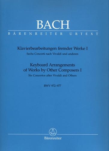 Arrangements pour clavier d'?uvres d'autres compositeurs - Volume 1 (Bach, Johann Sebastian)