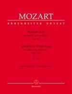Mozart, Wolfgang Amadeus : Concerto pour piano et orchestre en si bémol majeur KV 450 (n° 15) / Concerto for Piano and Orchestra in B-flat Major KV 450 (No. 15)