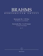 Brahms, Johannes : Srnade n 1 en r majeur Opus 11 / Serenade No. 1 in D Major Opus 11