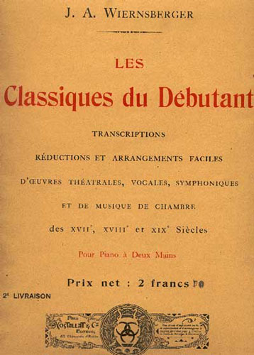 Wiernsberger, Ja : Les Classiques du Dbutant Vol.1