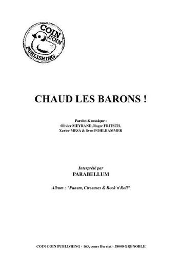 Parabellum : Chaud Les Barons .