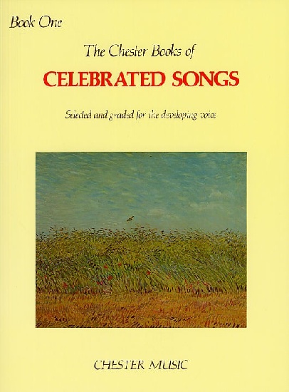CHESTER BOOKS OF CELEBRATED SONGS BOOK 1 CHANT/PIANO