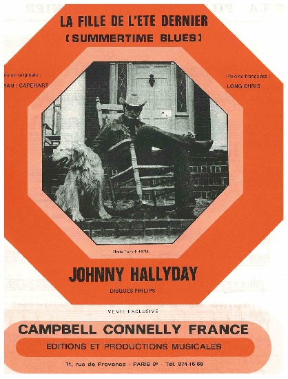 Halliday, Johnny : La Fille De L'Ete Dernier (Summertime Blues)