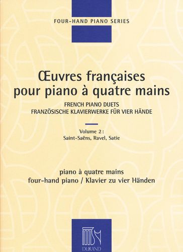 ?uvres franaises pour piano quatre mains - Volume 2