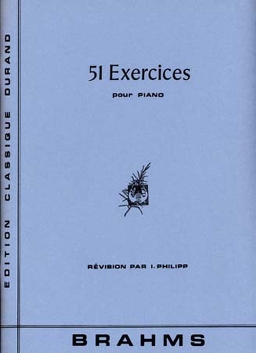 Brahms : 51 Exercices pour le Piano