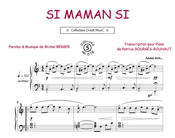 Berger, Michel : Si maman si (Collection CrocK'MusiC)
