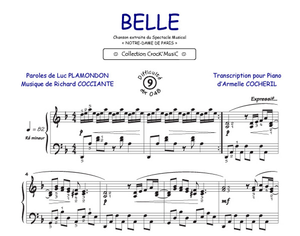 Belle (Cocciante, Richard / Plamondon, Luc)