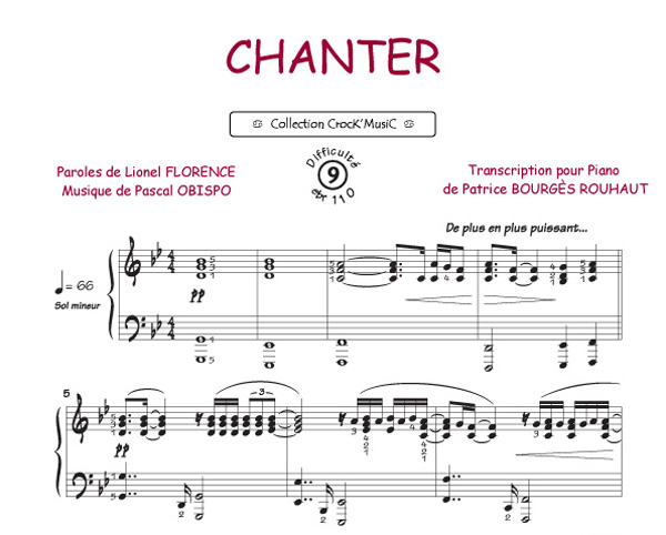 Chanter (Obispo, Pascal / Florence, Lionel)