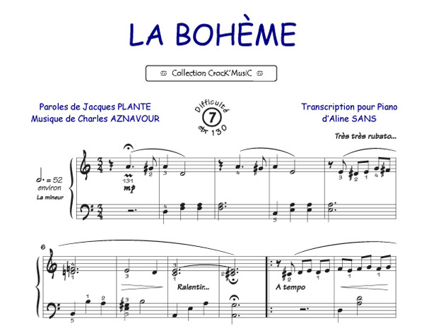 La Bohme (Aznavour, Charles)