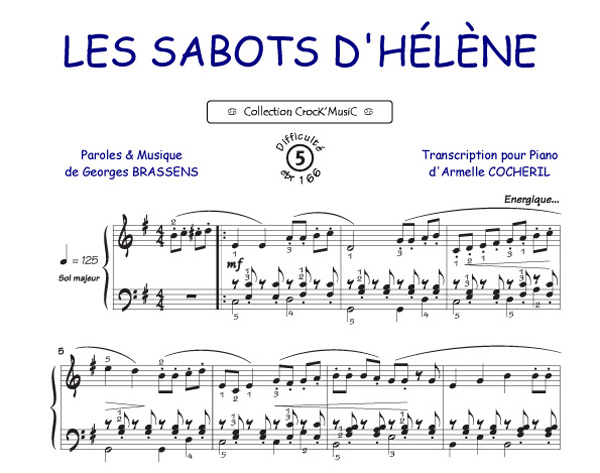 Georges Brassens : Les sabots d'Hélène (Collection CrocK'MusiC)