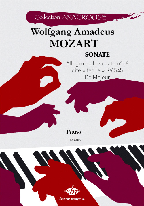 Allegro de la sonate n°16 dite « facile », KV 545, Do Majeur (Collection Anacrouse) (Mozart, Wolfgang Amadeus)
