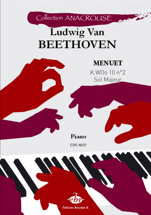 Beethoven, Ludwig van  : Menuet en Sol (Collection Anacrouse)