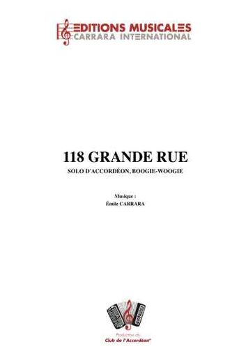 Emile Carrara : 118 Grande Rue (Boogie-Woogie)