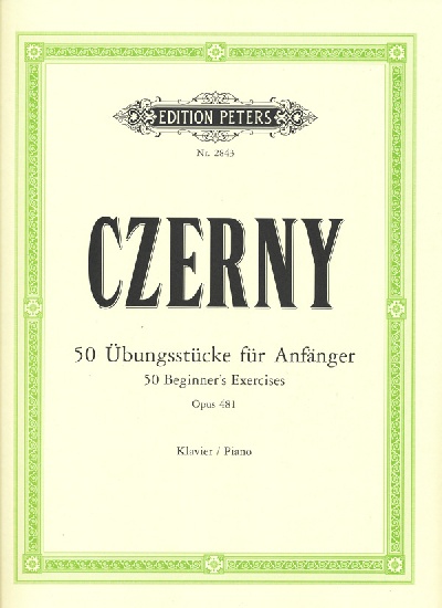 Czerny, Carl : 50 Beginner's Exercises Op.481