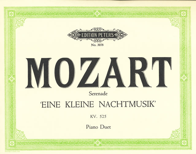 Mozart, Wolfgang Amadeus : Serenade KV 525