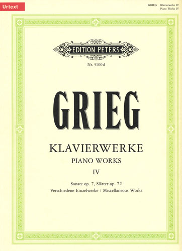 Grieg, Edvard : Piano Works IV