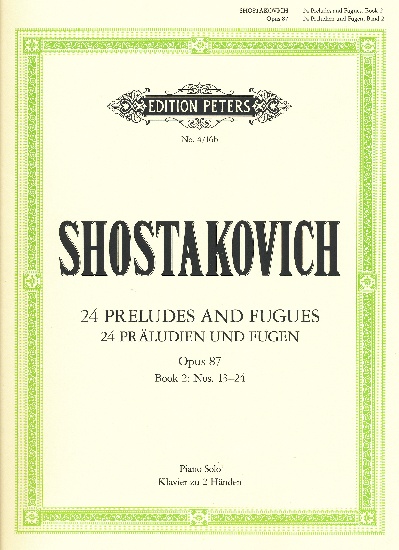 Shostakovich, Dmitry : 24 Preludes & Fugues Op.87 Vol.2