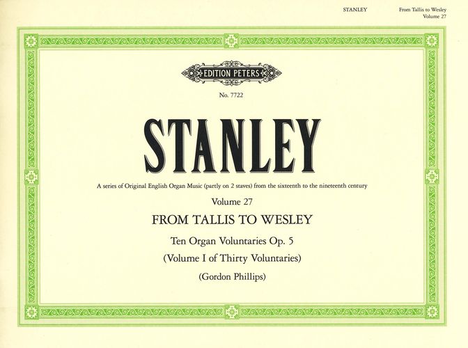 Stanley, John : 10 Voluntaries Op.5
