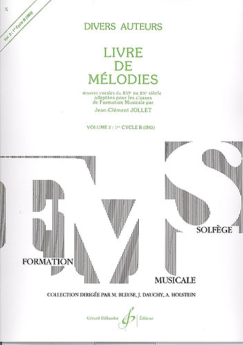 Jollet, Jean-Clment : Livre de melodies - volume 2