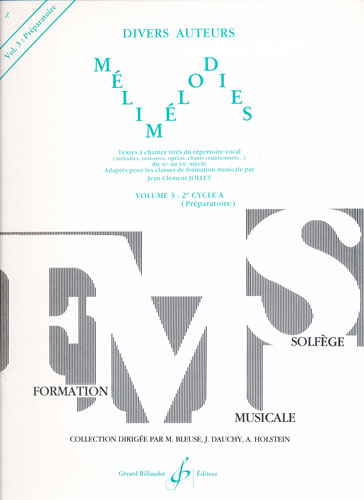 Jollet, Jean-Clément : Melimelodies - volume 3